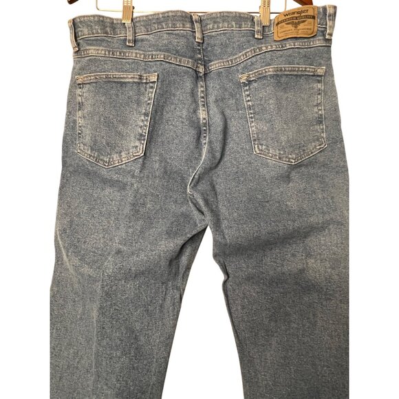 Wrangler Men's Regular Fit Comfort Fit Jeans 38x29 Blue Denim Cotton - Picture 6 of 13